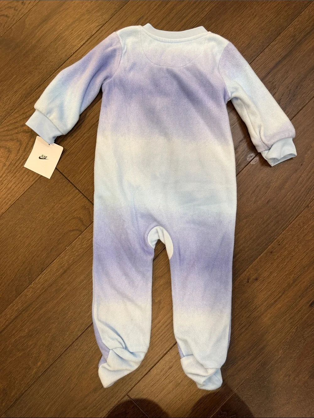 Nike Purple Ombre Footed One-Piece Baby Sleeper Size 9 Months NWT - C8-120